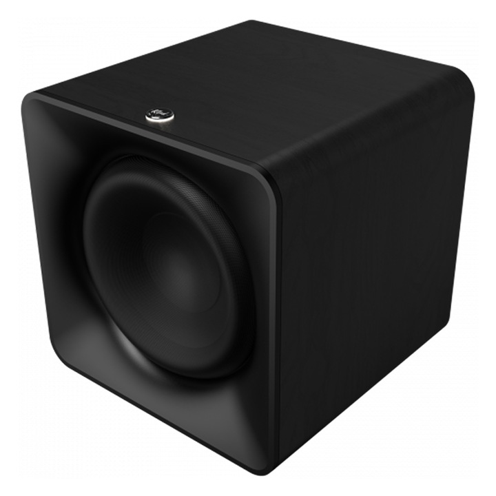 Subwoofer KLIPSCH Flexus SUB 200, 2.4Ghz Wireless, dimensiuni 387x387x387mm, Negru