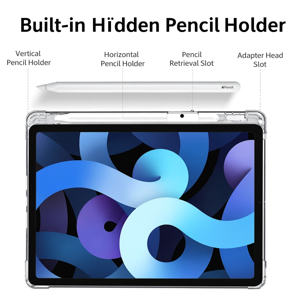 Husa magnetica “Graffiti Hip-Hop”, compatibila cu iPad Air 11" 2024/2025 (Air 6/7, M2/M3) – design antropomorfizat urban, stand trifold, protectie 360°, Auto Sleep/Wake, cu suport stylus