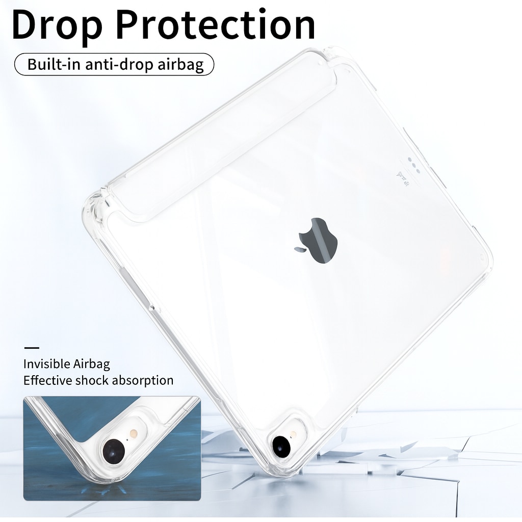 Husa magnetica “Graffiti Hip-Hop”, compatibila cu iPad Air 11" 2024/2025 (Air 6/7, M2/M3) – design antropomorfizat urban, stand trifold, protectie 360°, Auto Sleep/Wake, cu suport stylus