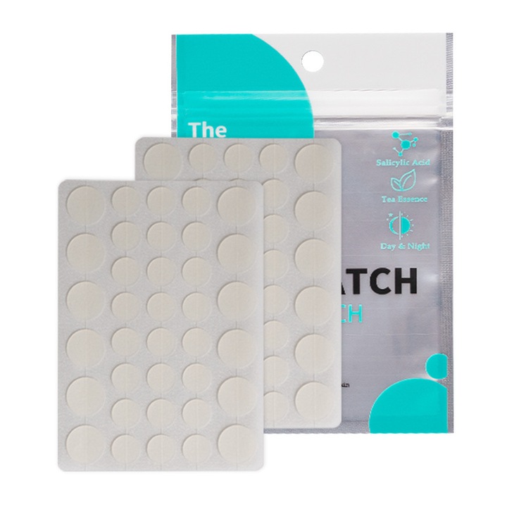 Patch-uri, acnee de acnee de acnee, Omelivon ®， Eliminarea rapida a acneei, absorbtia secretiilor si acoperirea defectelor faciale si ale pielii, ingrediente naturale ale acneei, set complet de 36 de piese