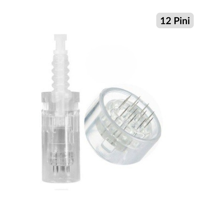 Пълнител, патрон, Dermapen Dr. Pen M7/M5/E30/N2, микроигли за еднократна употреба, 12 пина – официален дистрибутор на AOOR Trading