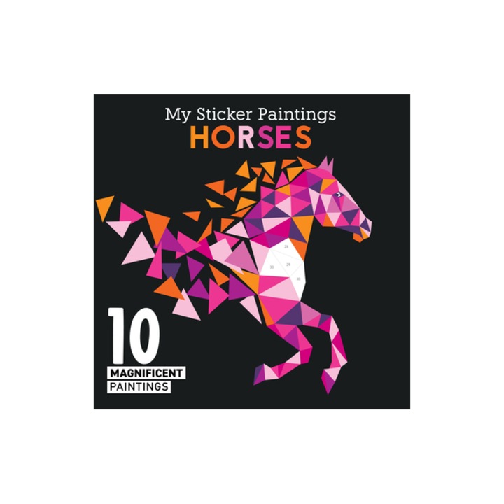 My Sticker Paintings Horses 10 Magnificent Paintings, Clorophyl Editions