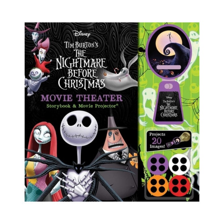 Disney The Nightmare Before Christmas Movie Theater Storybook and Projector, Editors of Studio Fun International