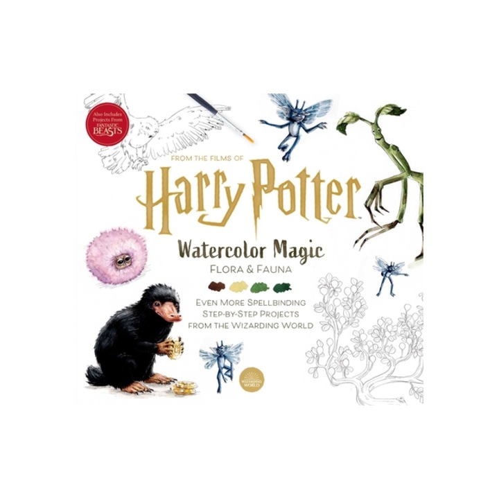 Harry Potter Watercolor Magic Flora and Fauna, Tugce Audoire