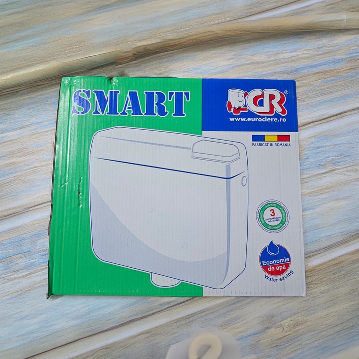 Rezervor WC Smart PCR – cu montaj universal, economie de apa, fabricat in Romania