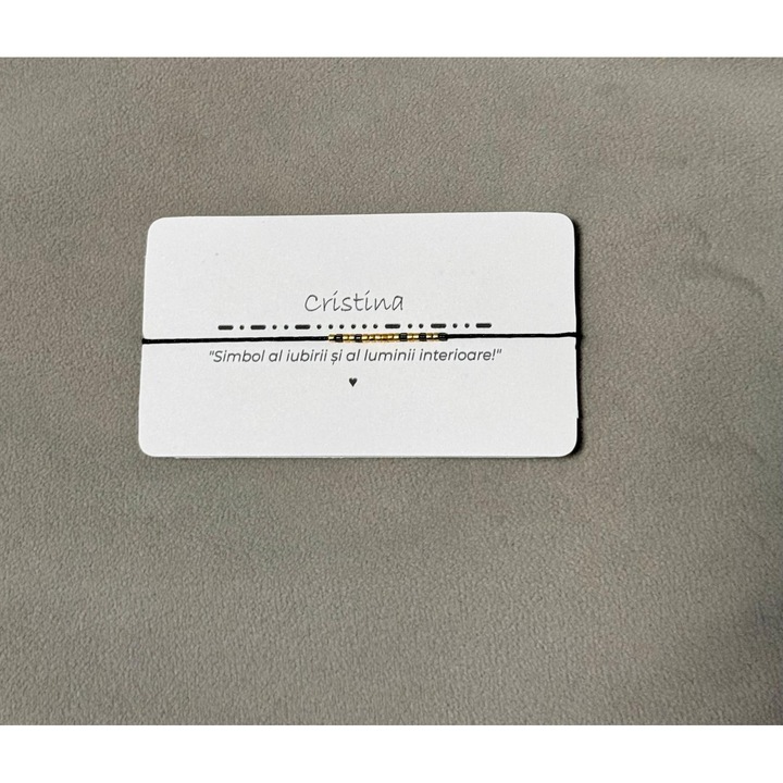 Bratara Cod Morse – Cristina