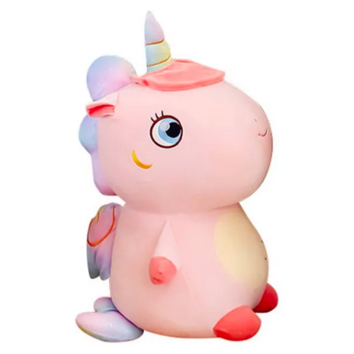 Jucarie din Plus, Unicorn Plus, Roz, 25cm