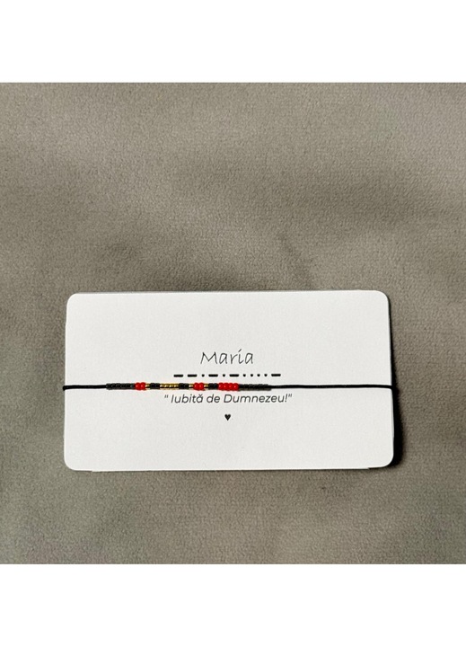 Bratara Cod Morse MARIA