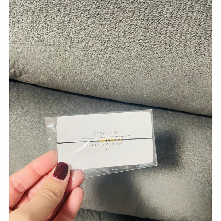 Bratara Cod Morse – Zodia Capricorn