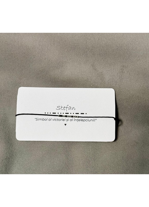 Bratara Cod Morse – Stefan