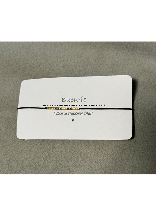 Bratara Cod Morse – Bucurie