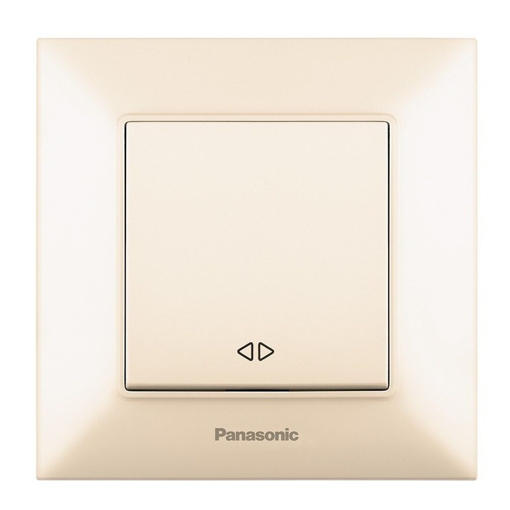 Intrerupator cruce Panasonic Arkedia Slim, bej