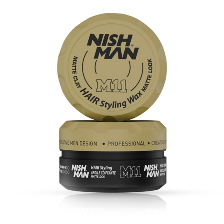 Clei de păr NISH MAN Matte M11, 150 ml, matifiant, pentru bărbați