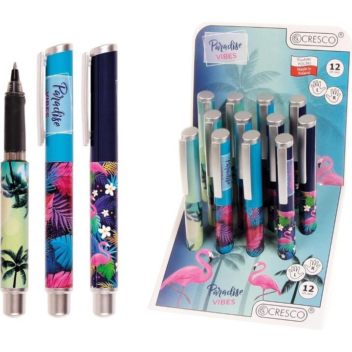 12 darabos Cresco tollkészlet, többszínű