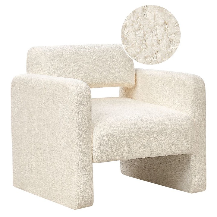 Fotel Hallsberg Buklé Törtfehér