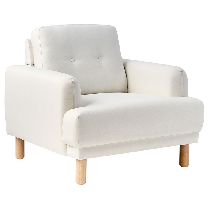 Fotel Tuve Anyag Törtfehér