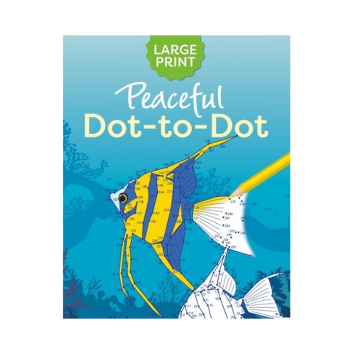 Large Print Peaceful Dot-To-Dot, Tansy Willow