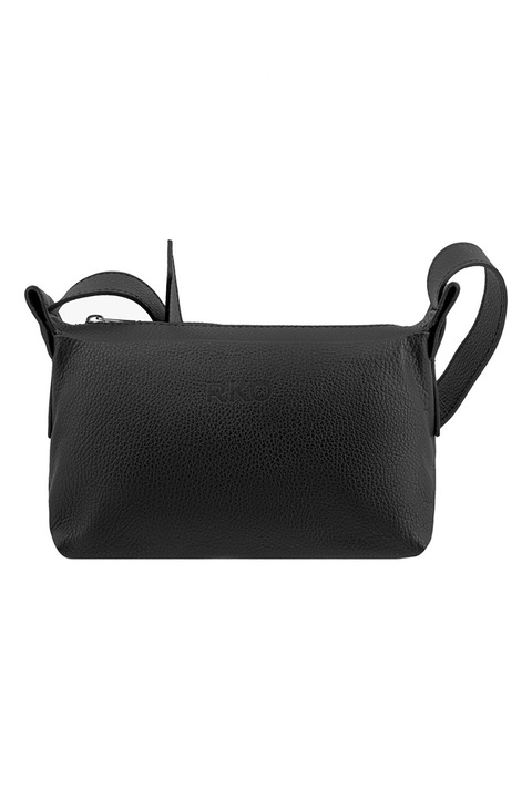 RYŁKO, Geanta de piele cu bareta de umar, Negru