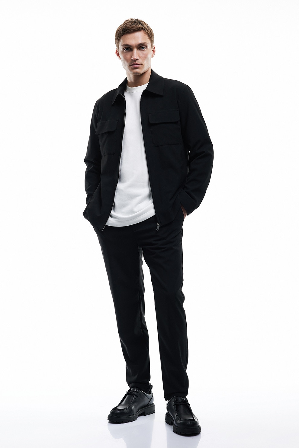 KOTON, Pantaloni de trening cu snur, Negru, 38