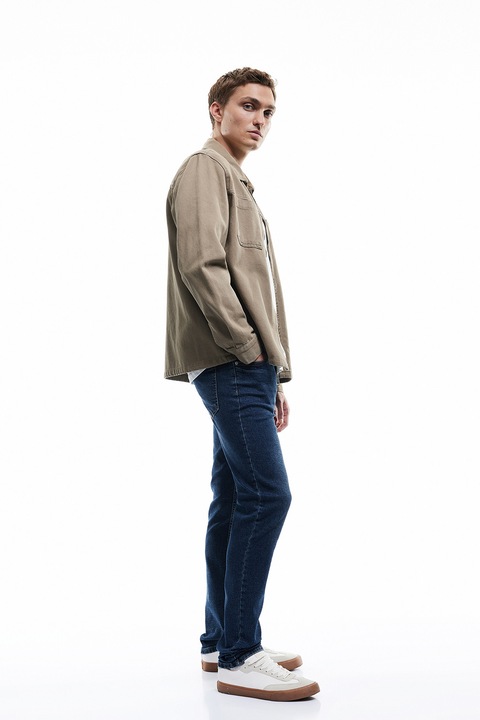 KOTON, Blugi slim fit, Albastru pastel, W33-L30