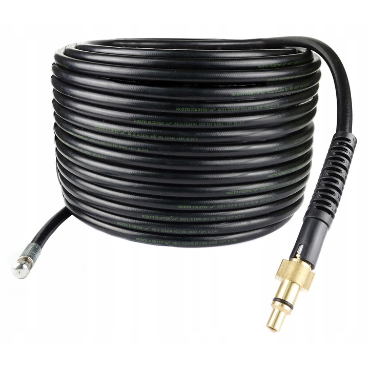 Маркуч, 10-метров, за почистване на канали, съвместим с Parkside