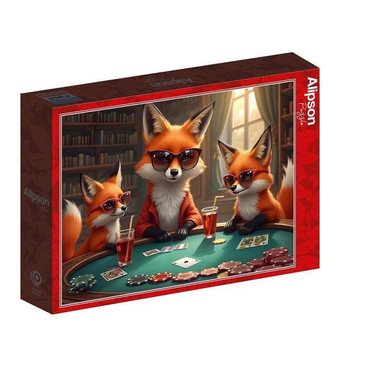 Puzzle Alipson de 500 de piese - The Foxes' Bluff (50253)