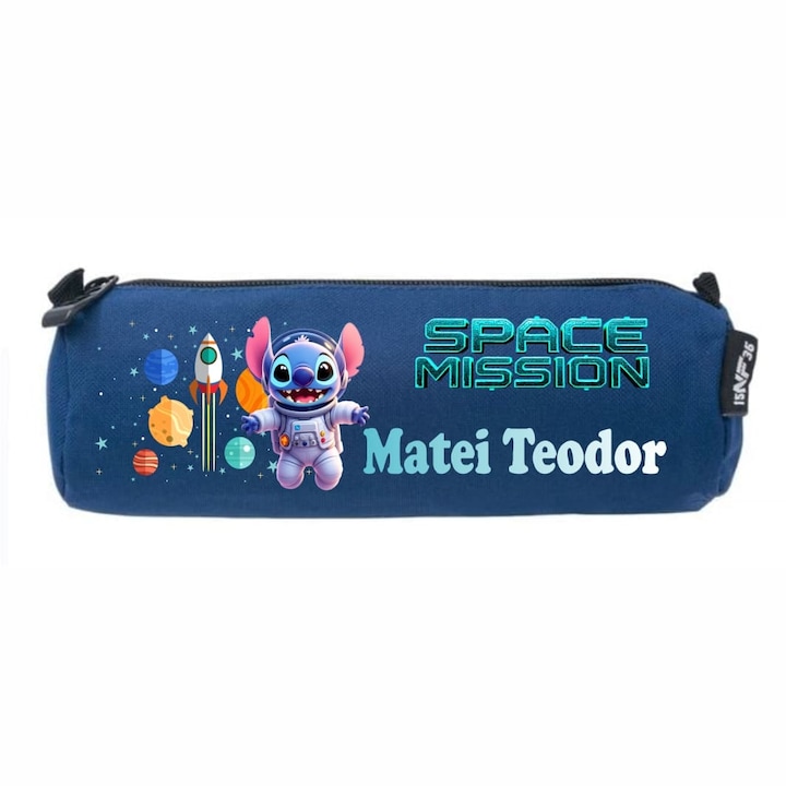 Несесер за моливи, училищен, Стич, 22x7x6, 5 см, PNSC035