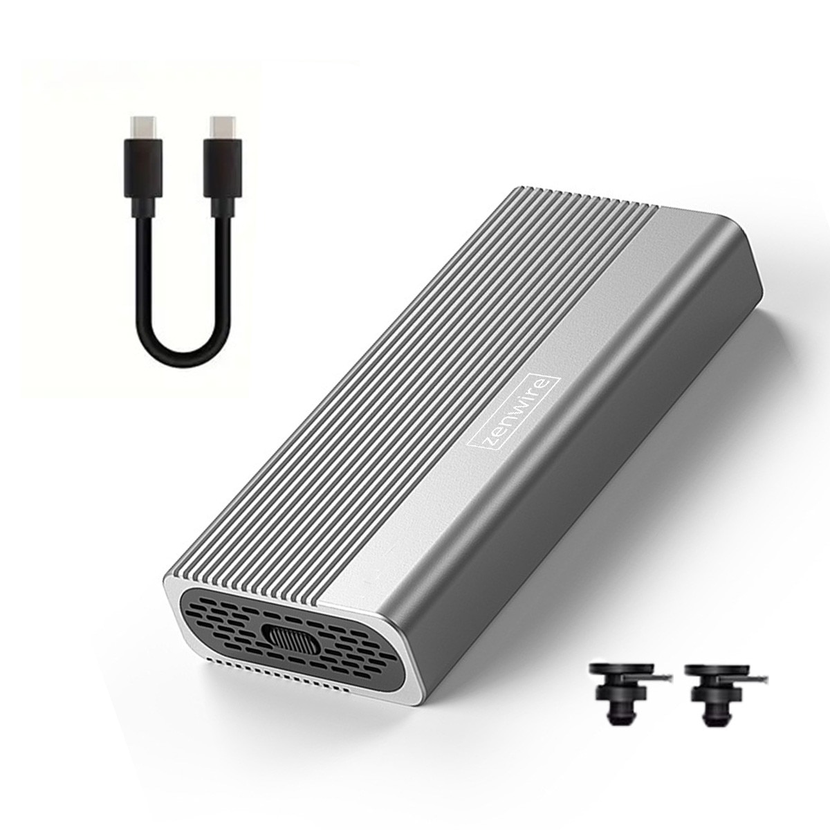 Carcasa SSD Zenwire® M2818S, adaptor extern M.2 NVMe/PCIe 2-in-1