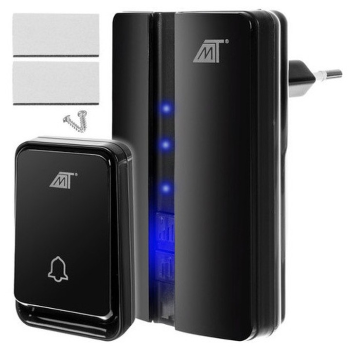 Sonerie wireless, fara fir, culoare neagra