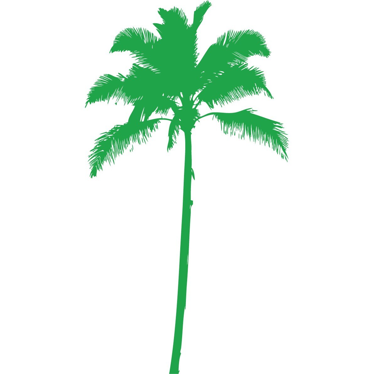Palmierul - Sticker Decorativ - Verde - 100 x 183 cm