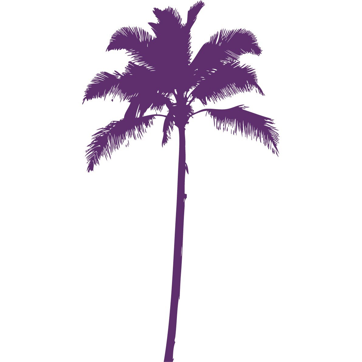 Palmierul - Sticker Decorativ - Indigo - 100 x 183 cm