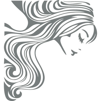 Femeia mandra - Sticker Decorativ - Gri Metal - 129 x 119 cm Femeia mandra - Sticker Decorativ - Gri Metal - 129 x 119 cm