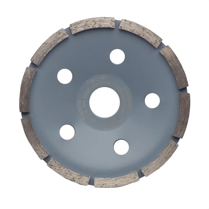 Disc diamantat Dexter Pro, pentru beton, Ø 115 x 22.2 mm