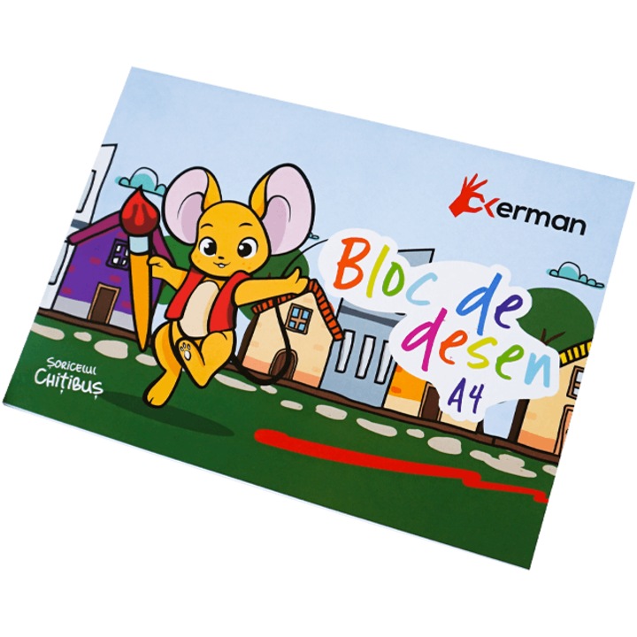 Bloc de desen A4 scoala 14 file 160 g/mp, Soricelul Chitibus