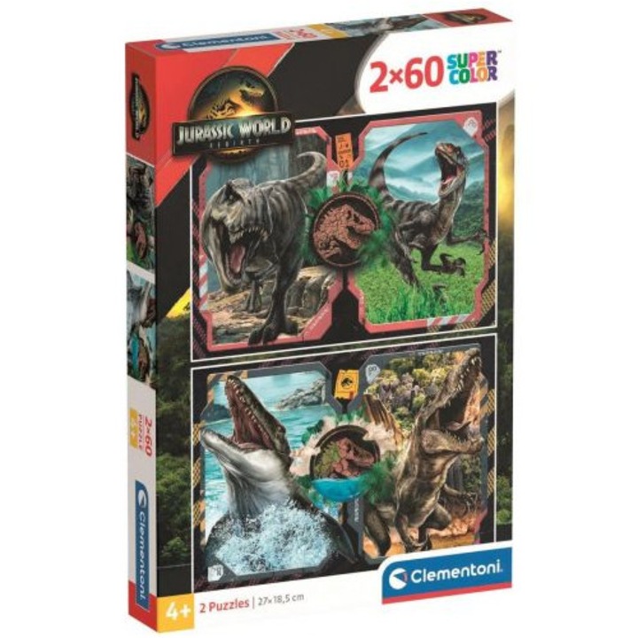 Пъзел 2X60 Джурасик Свят 2025