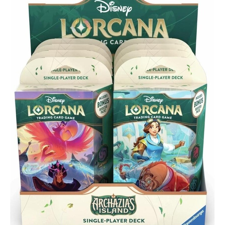 Комплект настолни игри Disney Lorcana (Set07) стартово тесте, Ravensburger Spielverlag, 8 комплекта
