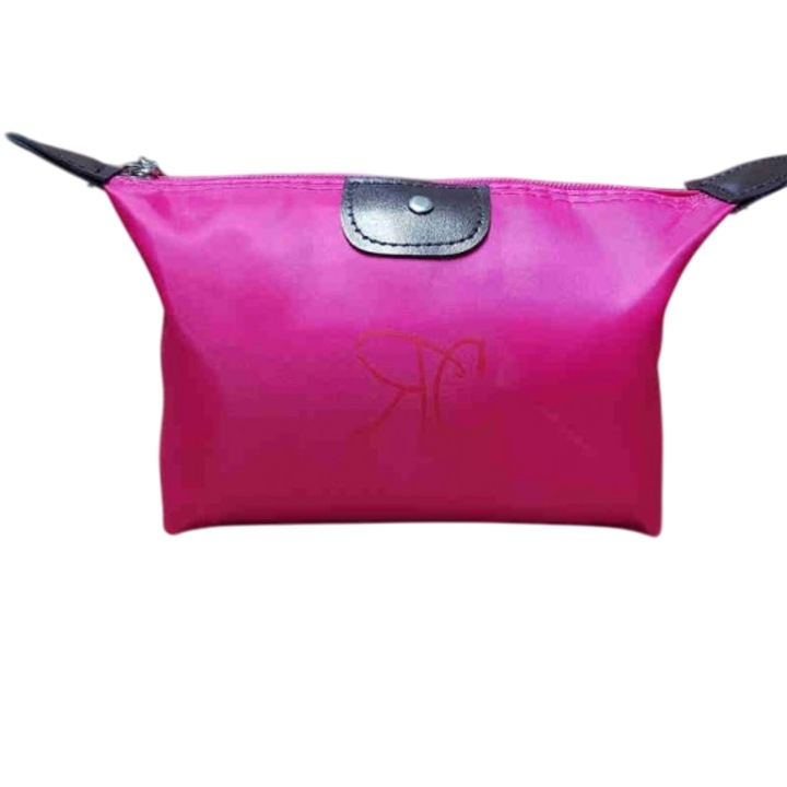 Portfard Cosmetice RC, roz deschis, 20x7x12cm, rezistent la apă