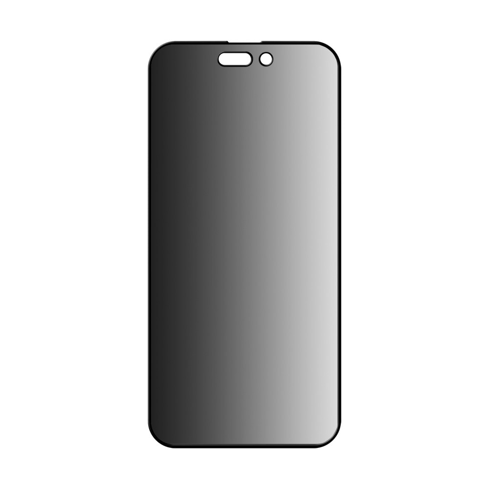 Husa Protectie Compatibila cu 2.5D 360° Privacy Screen Protector, ANANK, iPhone 15 Pro Max - Black