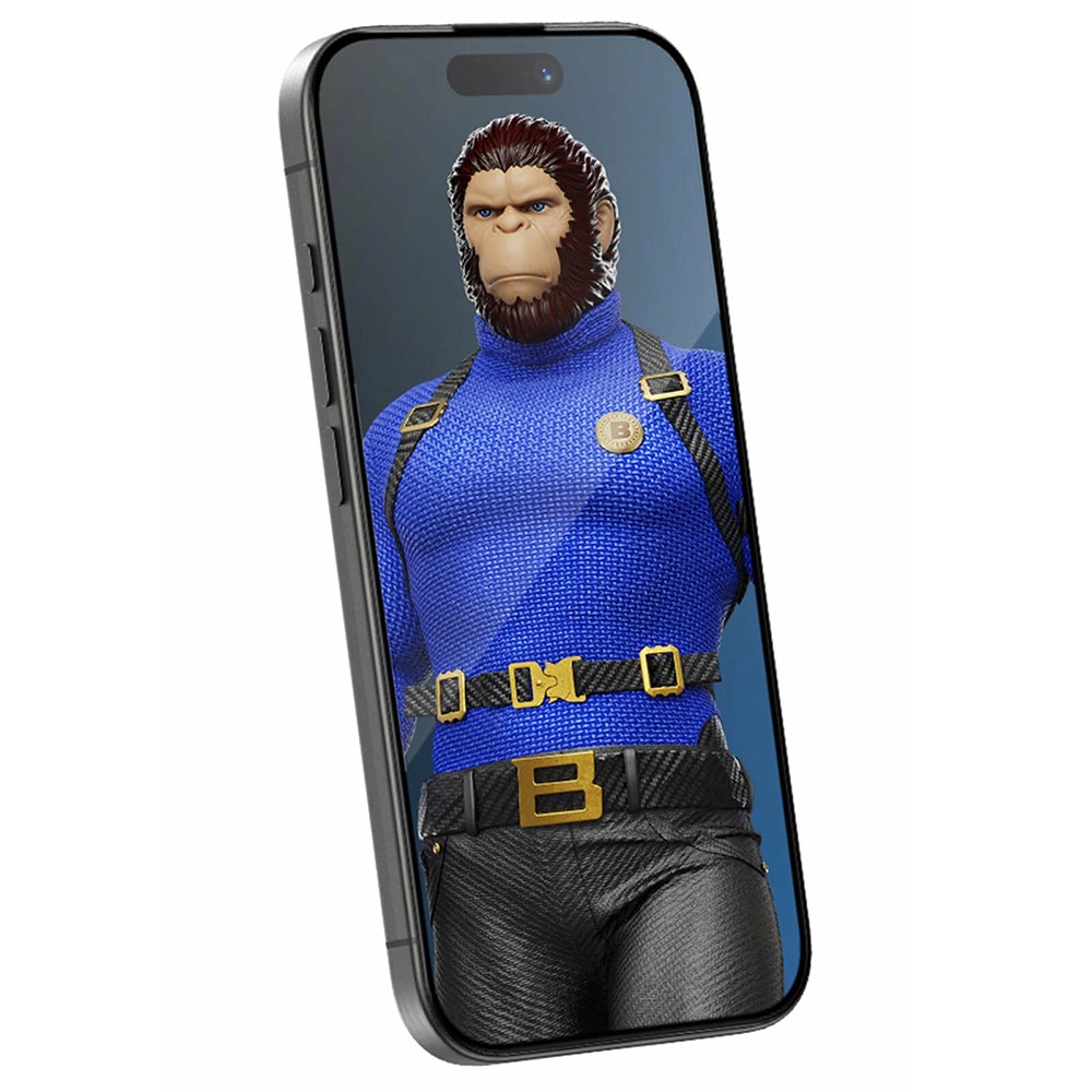 Folie protectie pentru telefon, Blueo, anti-zgârieturi, TPU, neagră, pentru iPhone 15 Pro Max