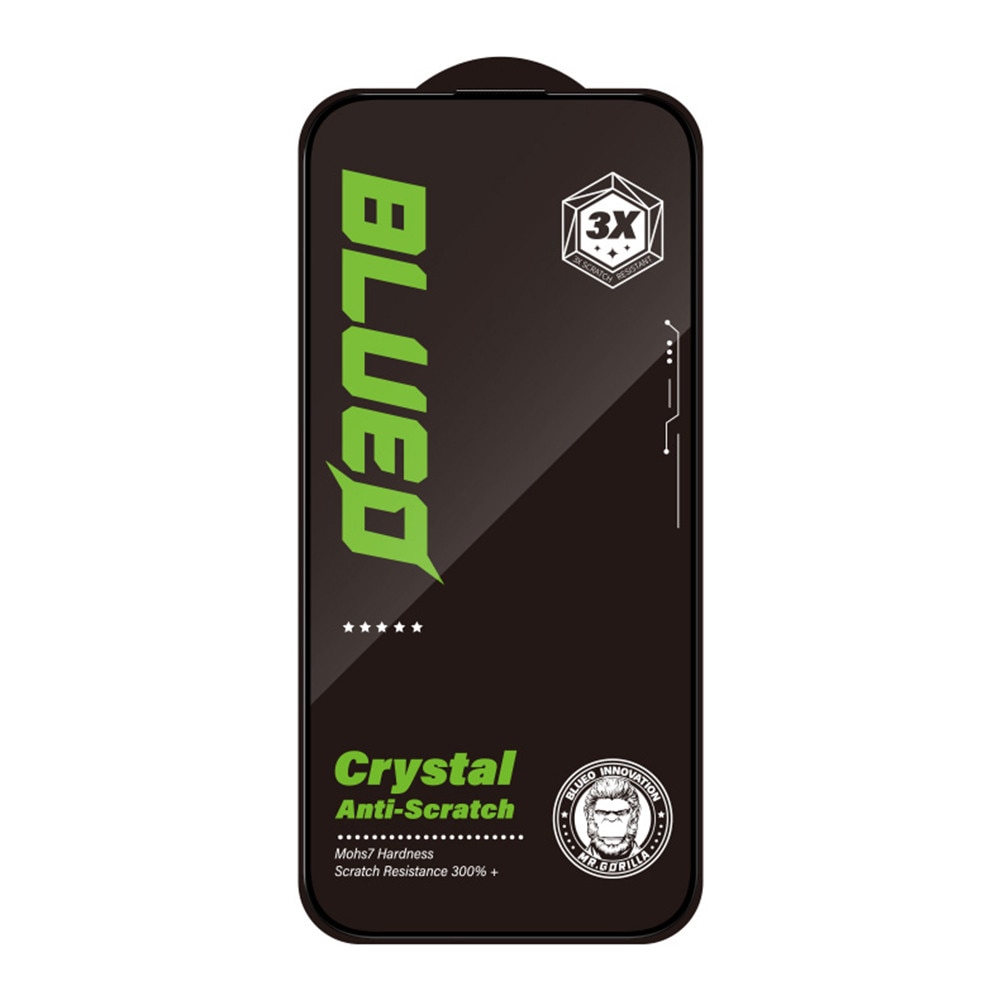Folie Protectie Blueo pentru iPhone 15 Pro, TPU, anti-zgarieturi, negru