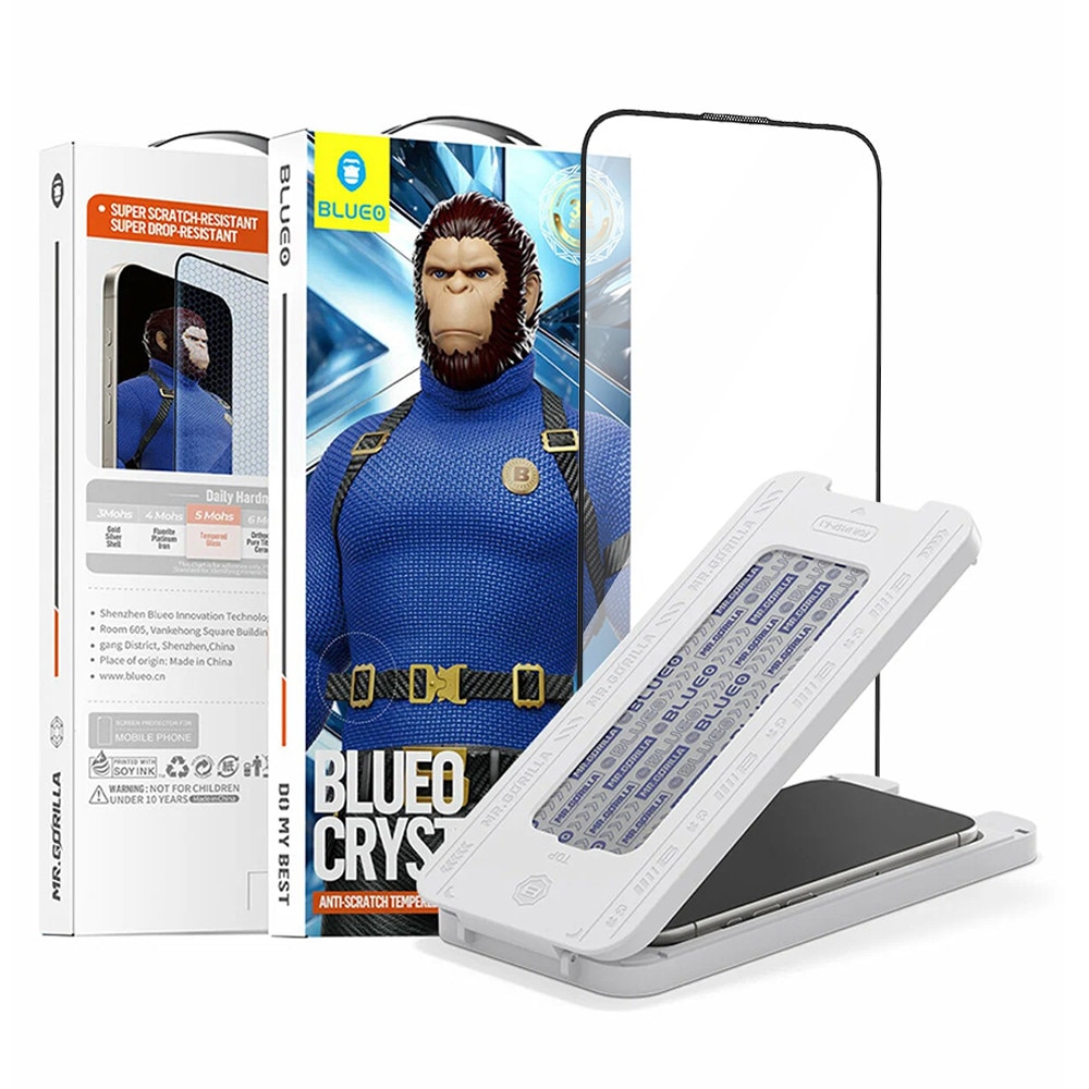 Folie protectie pentru telefon, Blueo, anti-zgârieturi, TPU, neagră, pentru iPhone 15 Pro Max