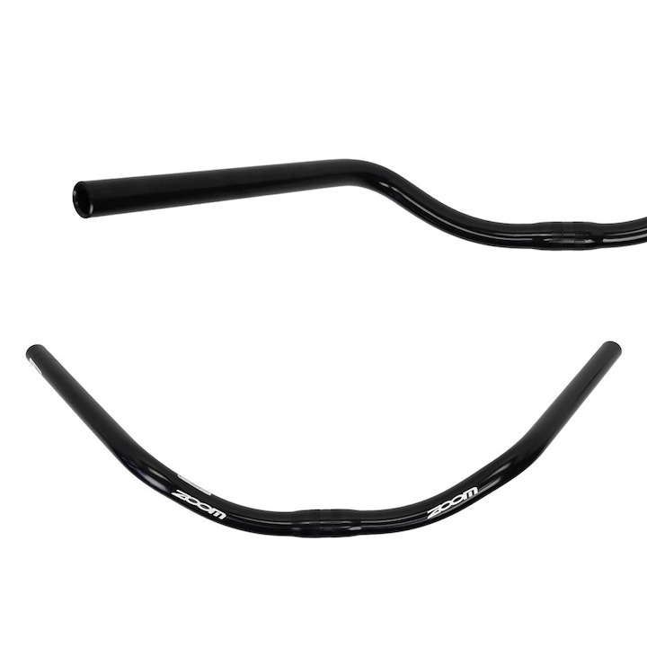 Ghidon ZOOM, aluminiu, 25, 4 mm, tip randunica, negru lucios 620 mm