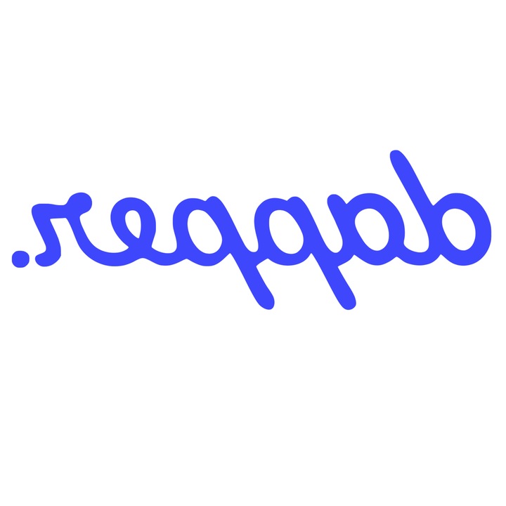 Sticker Dapper pentru lipit pe interior parbriz sau luneta, albastru, 30cm