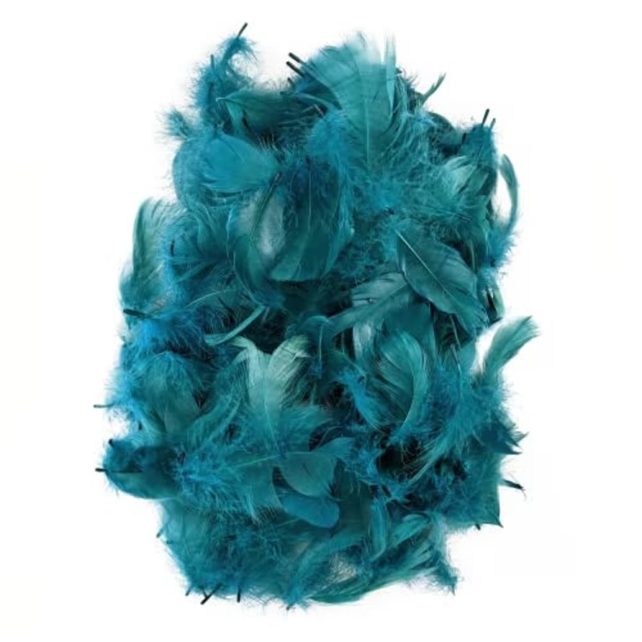 Accesorii decorative, Netuno, Piorka decorativa, 10g, culoare: marin inchis