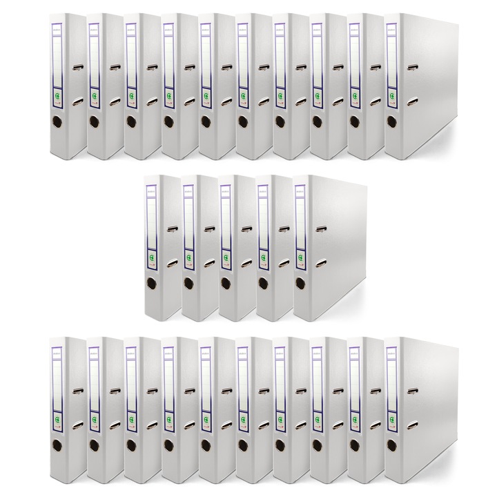 Библиотеки Netuno, комплект от 25 бр., A4, 50 мм, бели