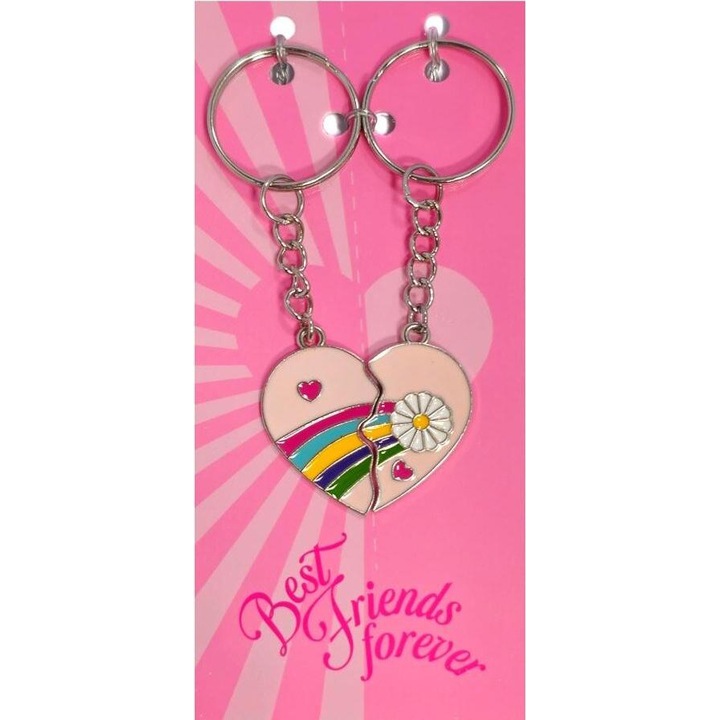 MCD Kulcstartók Legjobb barátok szett, többszínű