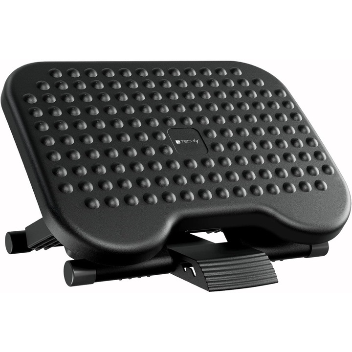 Suport pentru picioare, ergonomic. antiderapant, reglabil pe inaltime si inclinare, Techly, ICA-FR 31