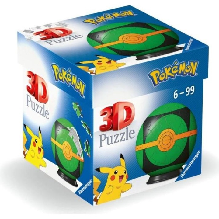 3D пъзел, Ravensburger, Pokemon, 6+ години