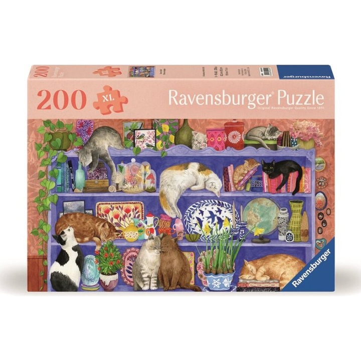 Puzzle Koty na Polka Ravensburger, 1000 db, tarka, 70x50cm
