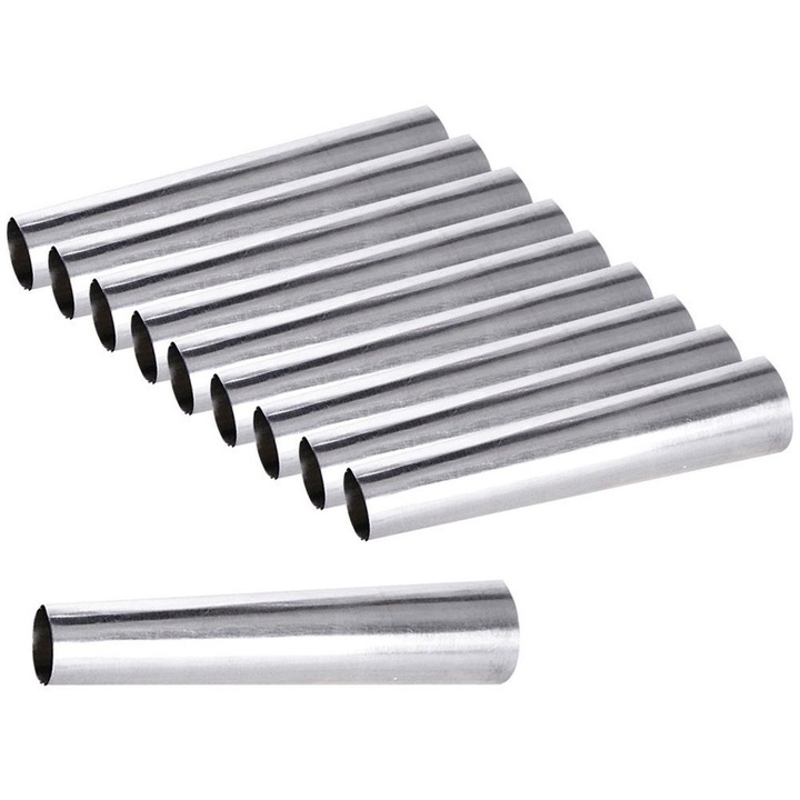 Set Forme Pentru Rulouri, Orion, 10x1.5x2.3 cm, Metalice, Sigur Pentru Sanatate, Usor De Utilizat, Functionale, Materialele De Inalta Calitate, Argintii